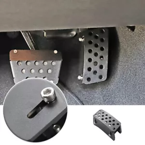 Anti-Slip Gas Pedal Extender Covers Foot Rest Accelerator Pads for Jeep Wrangler - Picture 1 of 8