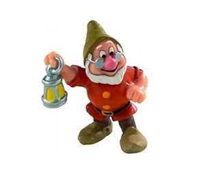 DISNEY BULLYLAND BULLY BIANCANEVE E SETTE NANI DOTTO DOC 12476 SEVEN DWARFS - Foto 1 di 1