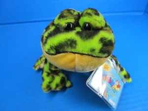 Webkinz Lil Kinz Bull Frog Plush By Ganz w/Code - Picture 1 of 8