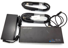 Wavlink Universal USB-C Ultra 5k Docking Station WL-UG69DK1  w/Power Supply