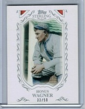 2009 Topps Sterling Honus Wagner White Framed Base #'ed 33/50 ***Jersey #***