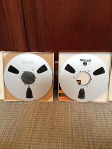 1 x Maxell UD35-10.5” and 1 x Scotch 10.5” Recording Tape on Metal Reels.