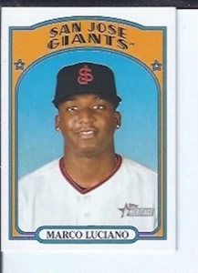 Marco Luciano 2021 Topps Heritage Minors SP - Picture 1 of 1