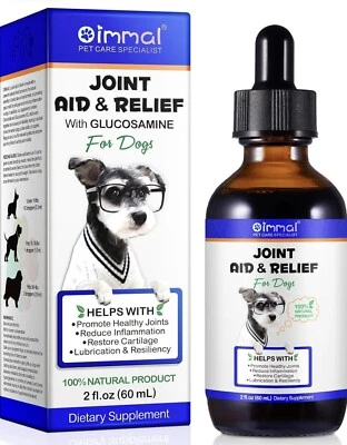 Hip & Joint Glucosamine Drops for Dogs, Supports Joint Health, Dog Pain Relief - Image 1 of 4