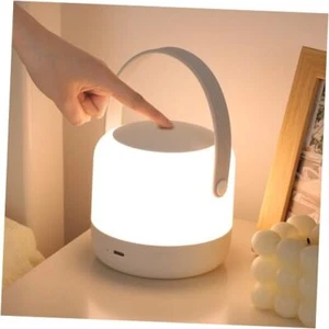Portable Night Light, 3 Color BPA Free Nursery Cordless Touch Table Lamp White - Picture 1 of 7
