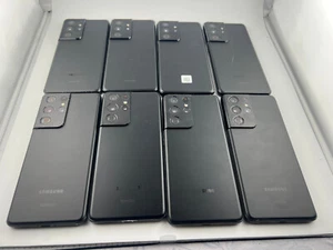 Lot of 8 x Samsung Galaxy S21 Ultra - SM-G998W-G998U - UNLOCKED - C Grade - Bild 1 von 2