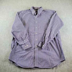 Paul Frederick Hemd Herren 16,5-34 blau kariert bügelfrei Knopfleiste - Bild 1 von 8