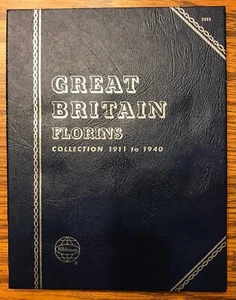 Nuevas carpetas Whitman de Gran Bretaña Florines 1911 - 1940 #8009 - Imagen 1 de 3