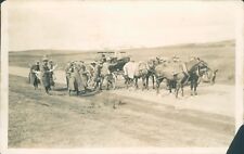 Photo 5th vol  Batt Royal Artillery Wagon & Horses Summer Camp Lancaster 1913 