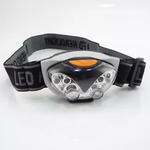 Mini 6 LED Faro Faro Lámpara AAA Exterior Frontal Antorcha para Campamento - Imagen 1 de 7