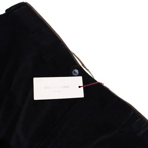 Luciano Barbera Freizeithose / Chinohose Neu mit Etikett Größe 58 US 42 in dunkelblau Cord - Bild 1 von 11