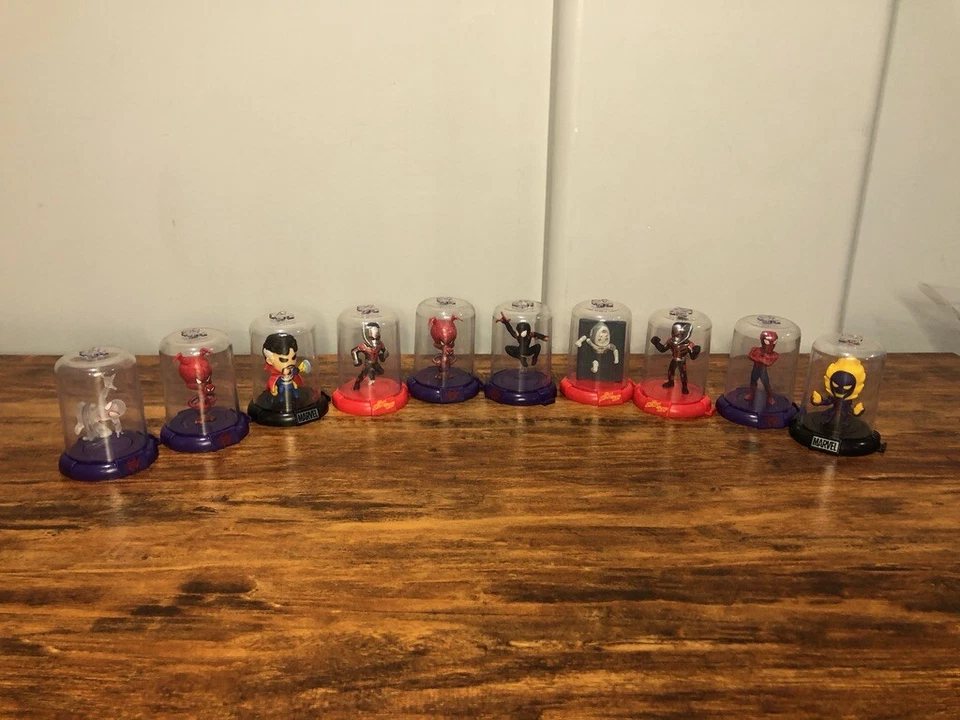 Zag Toys Marvel Lote 10 Vengadores Spider-Man Ant-Man Dr. Strange Miles Ghost Rider Foto 1 de 4