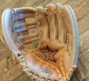 Vintage Steele's 12" ABO 101 Softball Baseball glove custom top grain cowhide - Picture 1 of 12