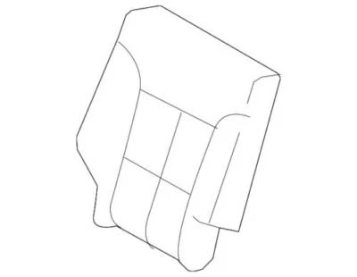 Genuine Ford Edge 2013-2014 Rear Passenger Seat Cover Assembly DT4Z-7866600-BA - Изображение 1 из 2