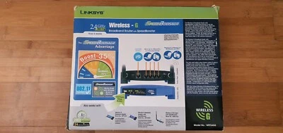 Linksys Wireless-G Broadband Router with Speed Booster WRT54GS v4 - Image 1 of 4