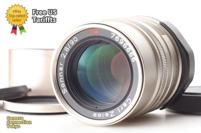 Lente [casi sin usar] Contax Carl Zeiss Sonnar T* 90 mm f2,8 para G1 G2 de JAPÓN - Imagen 1 de 4