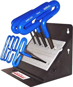 EKLIND 56168 Cushion Grip Hex T-Key allen wrench- 8pc set Metric MM sizes 2-1... - Picture 1 of 4