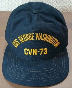 Vintage USS George Washington CVN-73 Plankowner Mütze Kappe 10 Made in USA  - Bild 1 von 11