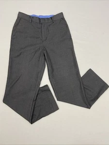 Izod Boys Size 14 Charcoal Grey Regular Fit Dress Pants Slacks Chinos 26x27 EUC - Picture 1 of 8