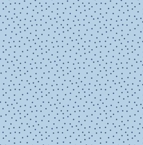 Dark Blue Dots, Light Blue, Polka-Dot Fabric, Wilmington Prints, 40051-440 - Picture 1 of 1