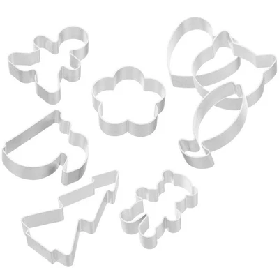  8 pezzi di formine per biscotti in acciaio inossidabile Stampi per biscotti in - Immagine 1 di 4