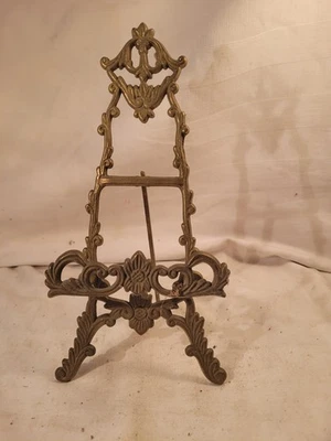ältere Staffelei aus Messing für Bilder oder ähnliches zu verwenden - Bild 1 von 4