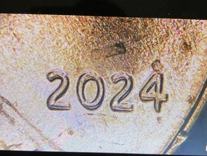 Lot of 5 2024 Lincoln Shield Pennies BU VDDO-001 Doubled Die Obverse - Picture 1 of 7