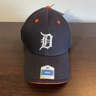 Detroit Tigers Kids Cap Strapback Embroidered Fan Favorite Navy Blue New MLB - Image 1 of 4