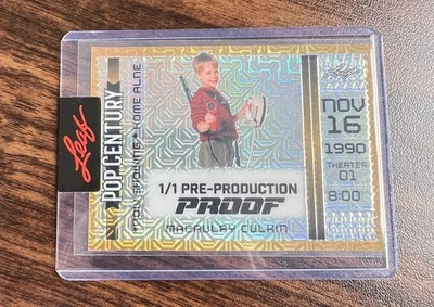 Macaulay Culkin (Agora Mostrando - Sozinho em Casa) 2024 Folha de Metal Pop Century Prova 1/1 - Imagem 1 de 2