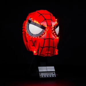 Kit Luci Led Aggiornato per Lego Spider-Man's Mask Set di Costruzioni, Controllo Luce Ve - Foto 1 di 7