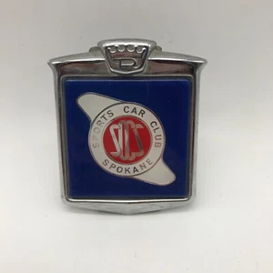 Sportwagen Club Spokane Kühlerabzeichen Auto Emblem Chrom - Bild 1 von 9