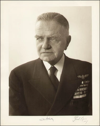 WILLIAM F. "BULL" HALSEY JR. - AUTOGRAPHED SIGNED PHOTOGRAPH Cover