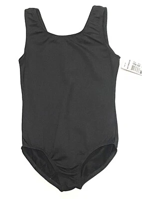 Body Motionwear Leotardo Tanque Nylon Spandex Gimnasia # 2100 Negro Nuevo Niña Foto 1 de 4