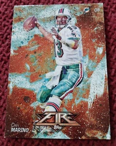 2014 Topps Fire Dan Marino 32 HOF Dolphins weich & hart Sleeved - Bild 1 von 4