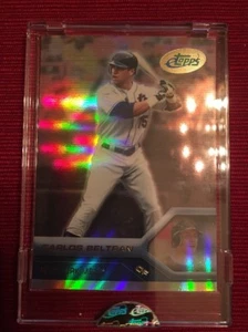 1 - Carlos Beltran 2005 ETopps New York Mets Card # 40 in hand - Picture 1 of 2
