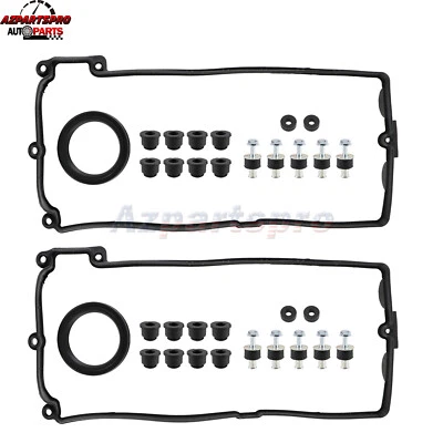 2x Valve Cover Gasket Kit for BMW 2004-2010 X5 545i 550i E60 645Ci E63 E63 E64 - Image 1 of 4