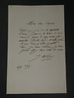 Gustave WORMS, lettre autographe signée, 4 pages, remerciement à COQUELIN Aîné