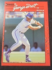 1990 Donruss Baseball #144 George Brett *BUY 2 GET 1 FREE*