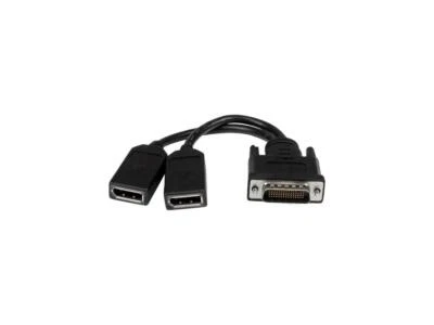 StarTech DMSDPDP1 8in LFH 59 Male to Dual Female DisplayPort DMS 59 Cable - DMS- - Image 1 of 4