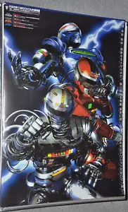 Gavan - Sharivan - Shaider - Póster promocional B2 - Caja DVD Japón - X-or- 2004 - Imagen 1 de 3