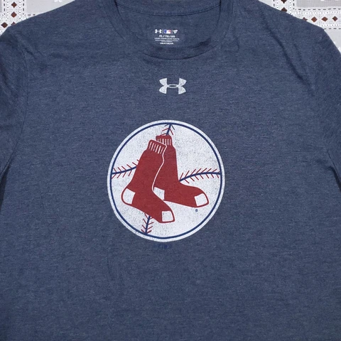 Boston Red Sox Mens Under Armour T Shirt Size XL Heather Gray New NWOT #d91 Cover