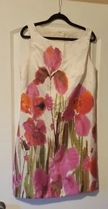 JESSICA H Womens Floral Sleeveless Dress Size 10 - Picture 1 of 3