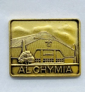 Freimaurer Memphis Al Chymia Bronze Hut Reversnadel Bauen - Bild 1 von 4