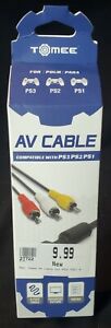 NEW Tomee PS3 / PS2 / PS1 Standard 6 FT AV Cable M03941