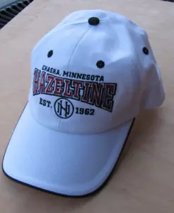 CAPPELLO BERRETTO CHASKA MINNESOTA NUOVO BIANCO NOCCIOLA NAZIONALE GOLF CLUB 1978 NUOVO CON ETICHETTE - Foto 1 di 5