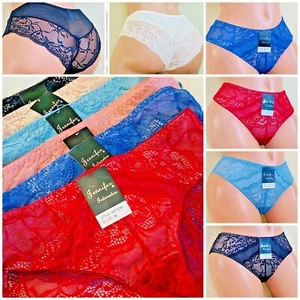 6-12 Bikini cheeky Hipster WOMEN'S Lace UNDERWEAR PANTY Panties BIKINI 6872 S-XL - Picture 1 of 12