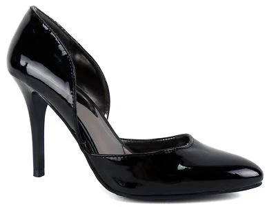 Material Girl Women's Lexy d'Orsay Pumps Black Patent Size 9 M - Image 1 of 4