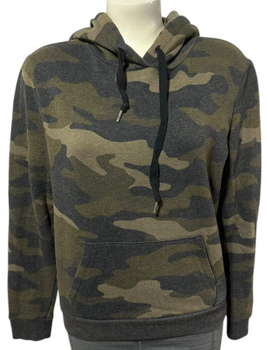 UNDERCOVER ROSA Victoria's Secret Felpa con Cappuccio Donna Taglia S Verde Stampa Mimetica Pullover