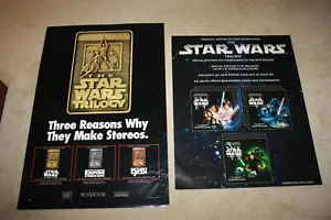 Star Wars Trilogie Soundtrack Store Promo Poster Set 20"" x 30"" & 24"" x 36"" R1216 - Bild 1 von 4