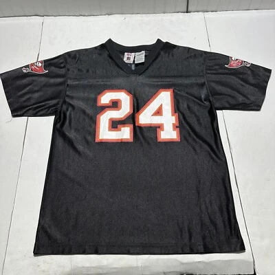 Vintage Cadillac Williams #24 Jersey Youth  Boy's XL Tampa Bay Buccaneers Black￼ - Image 1 of 4